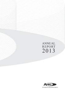 ANNUAL REPORT 2013  CONTENTS