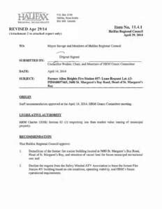 Former Allen Heights Fire Station #57: Lease Request Lot A3-PID#[removed], 5680 St. Margaret’s Bay Road, Head of St. Margaret’s Bay - Apr[removed]Regional Council - HRM