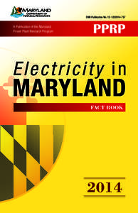 DNR Publication No  A Publication of the Maryland Power Plant Research Program  PPRP