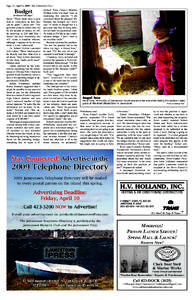 Page 10 / April 2, [removed]The Jamestown Press  Budget Continued from page 1