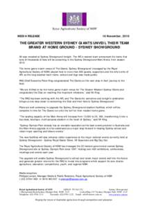 Suburbs of Sydney / Sydney Showground Stadium / Sydney Showground / Sydney Olympic Park /  New South Wales / Greater Western Sydney Football Club / Sydney Royal Easter Show / Greater Western Sydney / Sydney Showground Speedway / Homebush Bay / Sports / Sydney / Summer Olympic Games