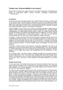 Financial crises / Late-2000s financial crisis / Systemic risk / Economic systems / Late-2000s recession / Financial crisis / Bank / Basel II / Dodd–Frank Wall Street Reform and Consumer Protection Act / Economics / Economic history / Economic bubbles