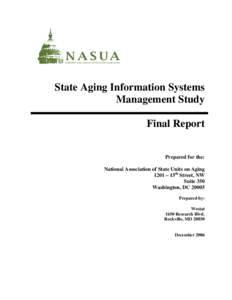 NASUA Information Systems Management Study