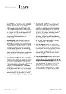 Selling without  Tears 1:	 Everybody Sells. In the Old World of Work, there was a sales force. There were reps. And everybody could blame