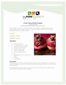 Microsoft Word - Cherry Almond Baked Apples.doc