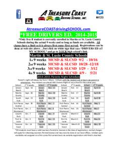 St. Lucie County Public Schools / St. Lucie River / Geography of Florida / St. Lucie County /  Florida / Florida