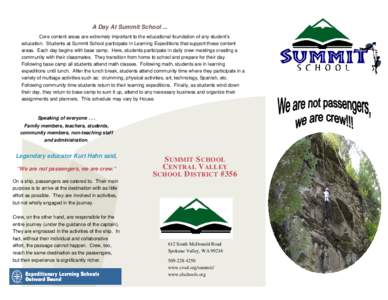 Summit School Brochure[removed]page 1