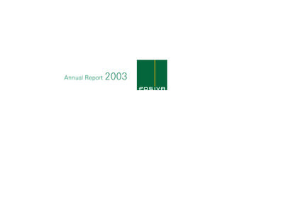 Posiva Annual Report 2003