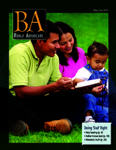 BA  May-June 2011 BIBLE ADVOCATE®