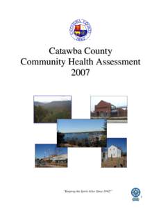 Catawba County Community Health Assessment 2007 