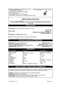 Household chemicals / Dangerous goods / Poly / Propylene glycol / Hazchem / Acrylic paint / Potassium nitrate / GHS precautionary statements / Chemistry / Optical materials / Safety