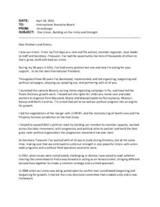 Economy of the United States / Labour relations / Canadian Labour Congress / National Union of Healthcare Workers / United States / Andy Stern / Trade union / American studies / Mary Kay Henry / Service Employees International Union / Change to Win Federation / Trade unions in the United States