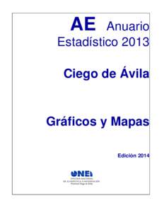 AE  Anuario Estadístico 2013 Ciego de Ávila  