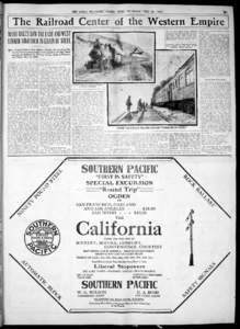 Southern Pacific Transportation Company / Ogden /  Utah / Leland Stanford / Utah / Promontory /  Utah / Golden spike / Rail transportation in the United States / Transportation in the United States / Union Pacific Railroad