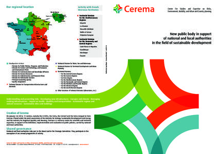 Our regional location  Activity with French Overseas Territories  Centre For Studies and Expertise on Risks,