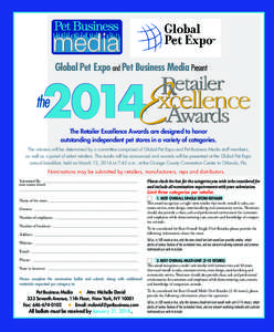 media Global Pet Expo and Pet Business Media Present Retailer xcellence Awards