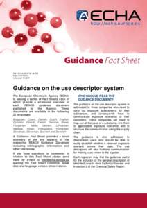 Fact sheet reference: ECHA/GFS/07/…