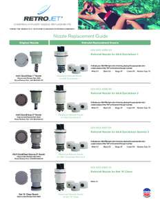 ®  UNIVERSAL IN-FLOOR NOZZLE REPLACEMENTS FROM THE WORLD’S #1 IN-FLOOR CLEANING SYSTEMS COMPANY  Nozzle Replacement Guide