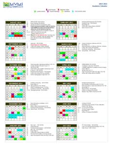 [removed]Academic Calendar □ = parent events AUGUST 2014 S