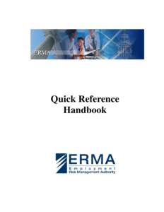 Microsoft Word - ERMA Quick Reference HandbookUpdated