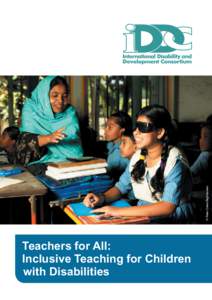 © Peter Caton/Sightsavers  Teachers for All: Inclusive Teaching for Children with Disabilities