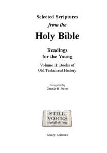 Selected Scriptures from the