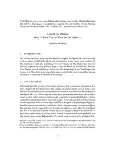 Note March 25, 2011: this paper fails to acknowledge prior work by Michael Ikeda and Bill Jefferys. Their paper is available here, and in The Improbability of God, Michael Martin and Ricki Monnier (eds)., Amhers, N.Y.: P