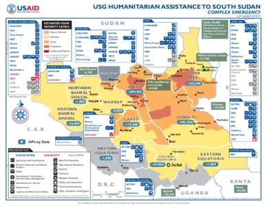 [removed]USG Humanitarian Assistance to South Sudan - Complex Emergency - Map copy