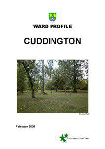 WARD PROFILE  CUDDINGTON