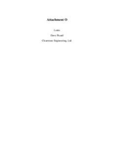 Attachment O Leaks Dave Picard Clearstone Engineering, Ltd.  PEER REVIEW: OIL AND NATURAL GAS SECTOR LEAKS