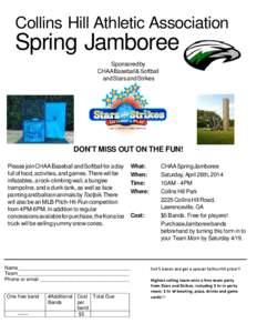 Microsoft Word - CHAA Jamboree Spring 2014 #3