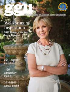 fall[removed]Wellspring of Inspiration 2011 Alumna of the Year Louise Phanstiel