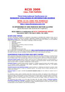 Engineering / International nongovernmental organizations / Professional associations / Institute of Electrical and Electronics Engineers / RCIS / IEEE Xplore / Ontology / Standards organizations / Information / Science