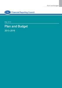 Plan and Budget Professional discipline Financial FinancialReporting ReportingCouncil