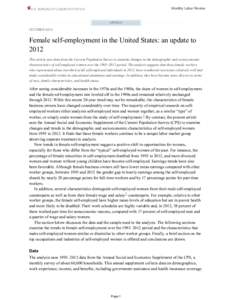 Monthly Labor Review  U.S. BUREAU OF LABOR STATISTICS ARTICLE