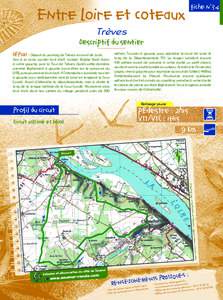 Entre Loire et coteaux  Fiche n°34 Trèves Descriptif du sentier