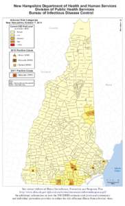 New Hampshire Department of Health and Human Services Division of Public Health Services Bureau of Infectious Disease Control Arbovial Risk Categories New Hampshire, October 7, 2011 Current EEE Risk Level