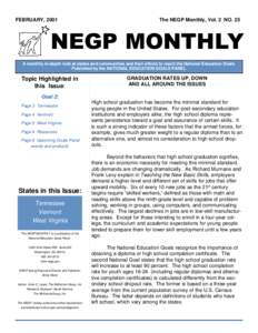 FEBRUARY, 2001  The NEGP Monthly, Vol. 2 NO. 25 NEGP MONTHLY ○