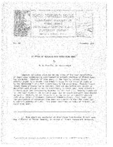 No. 64  November 1949 AN INDEX OF RIPENESS FOR SUGAR Pitffi