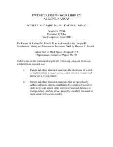 Bay of Pigs Invasion / Central Intelligence Agency / Politics of the United States / Military history by country / Richard Bissell / Richard M. Bissell /  Jr. / Bissell / Foreign relations of the United States