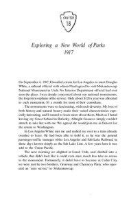 Exploring a New World of Parks 1917