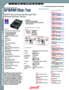 see also: [removed]OAM/IP-Based Point System™ Slide-In-Modules  Stand-Alone stand-alone network interface device