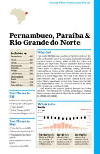 ©Lonely Planet Publications Pty Ltd  Pernambuco, Paraíba & Rio Grande do Norte Why Go? Pernambuco482
