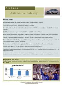 Automotive Industry Profile