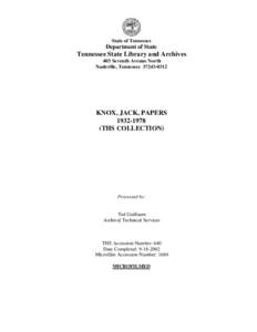 State of Franklin / New Deal / Estes Kefauver / Republican Party / Richard Fulton / Southern United States / Confederate States of America / Tennessee