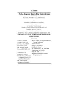 Crime / Family law / Abuse / Family / Child abduction / National Center for Missing and Exploited Children / Abbott v. Abbott / Hague Convention on the Civil Aspects of International Child Abduction / Parental child abduction / Child safety / International child abduction / Childhood