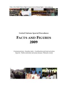 Microsoft Word - Special Procedures Facts and Figures 2009 9_3_2010.doc