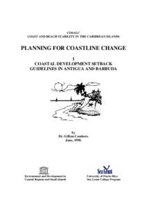 COSALC COAST AND BEACH STABILITY IN THE CARIBBEAN ISLANDS