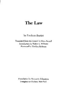 The Law  by Frederic Bastiat