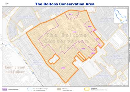 The Boltons Conservation Area Courtfield Conservation Area  1973